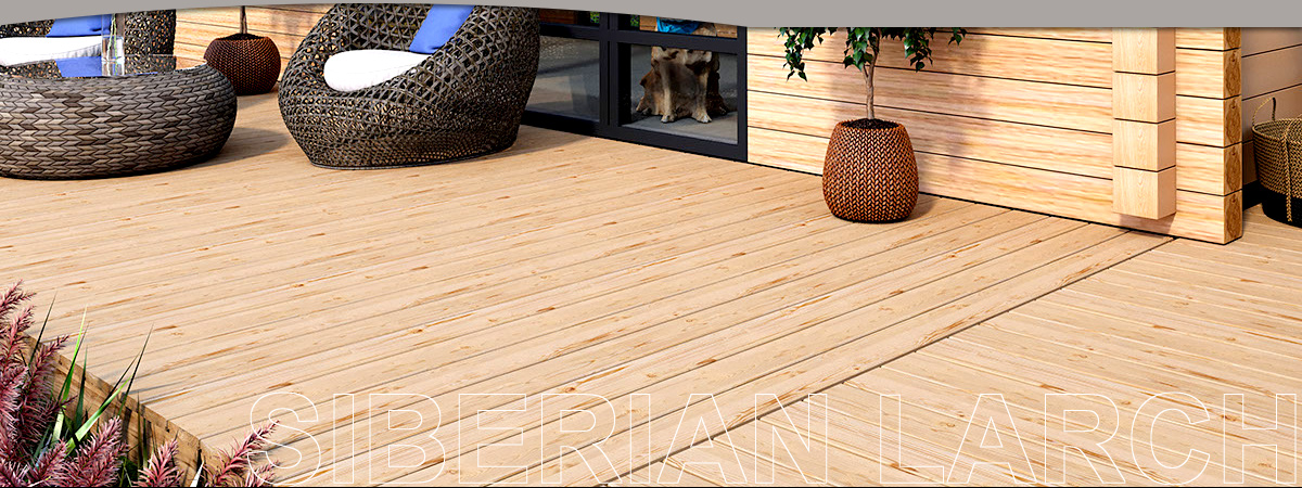 Siberian Larch Decking by Holbrook Lumber Company - Leading Decking company For Over 100 Years!