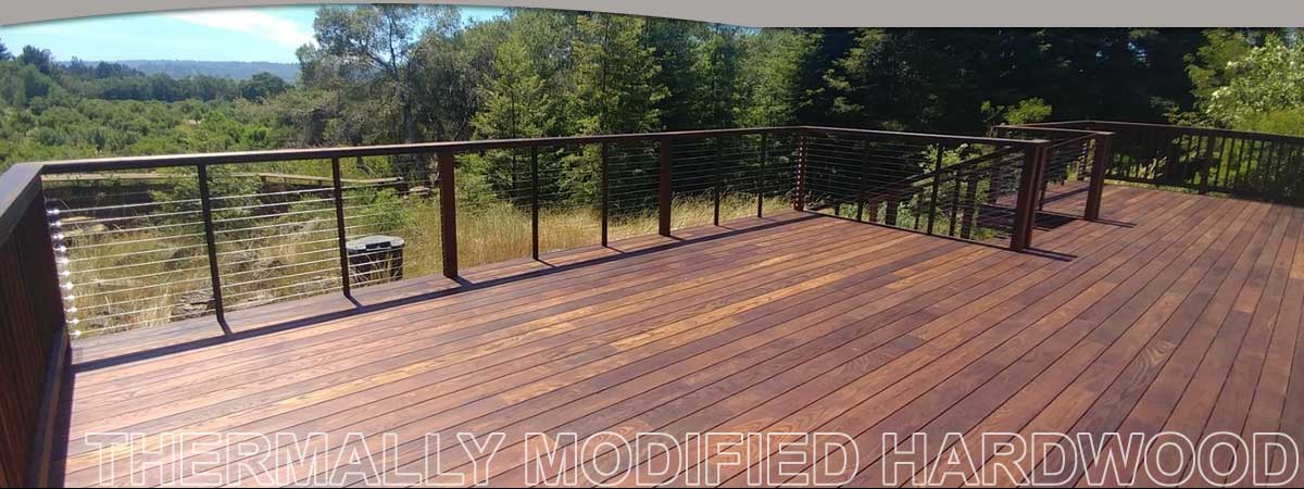 Thermally Modified Hardwood products by Holbrook Lumber Company