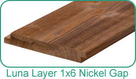 Holbrook Lumber Products - Luna Layer 1x6 Brushed Nickel Gap Shiplap 4 7/8 exposure product