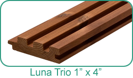 Holbrook Lumber Products - Lunawood Trio 1x4 product