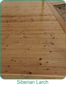 Holbrook Lumber Siberian Larch Decking materials