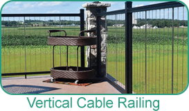 Holbrook Lumber Products - Vertical Cable Railing Infill